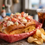 Lukes lobster menu prices 2026 lobster roll chips drink
