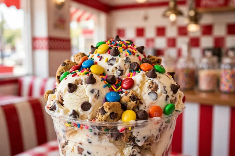 maggiemoos menu prices 2026 ice cream cup with candy mix-ins
