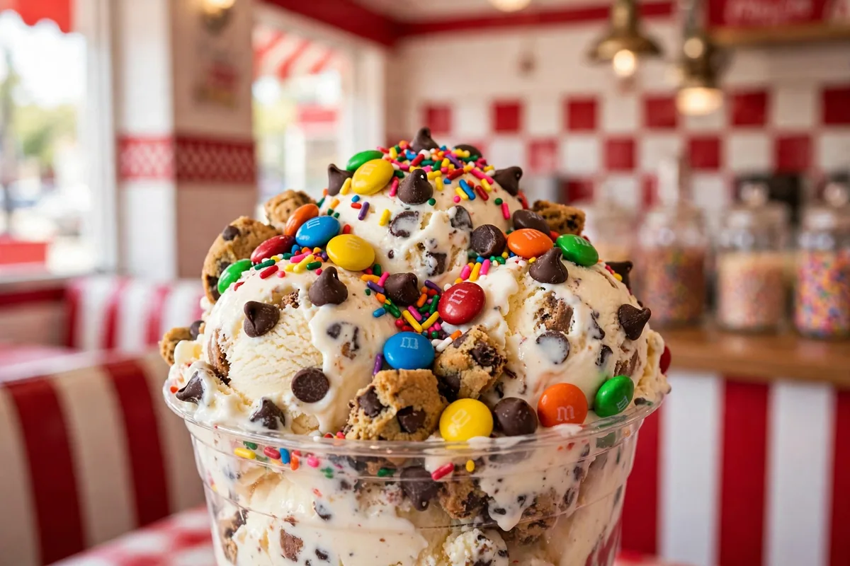 maggiemoos menu prices 2026 ice cream cup with candy mix-ins