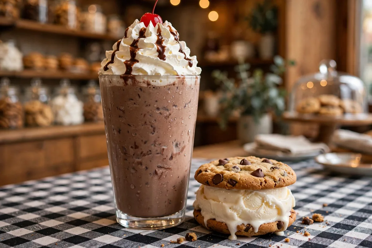 MaggieMoo's menu prices 2026 close-up of signature mix-in ice cream cup with candy toppings