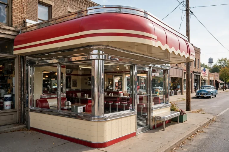 Maid-Rite locations diner storefront