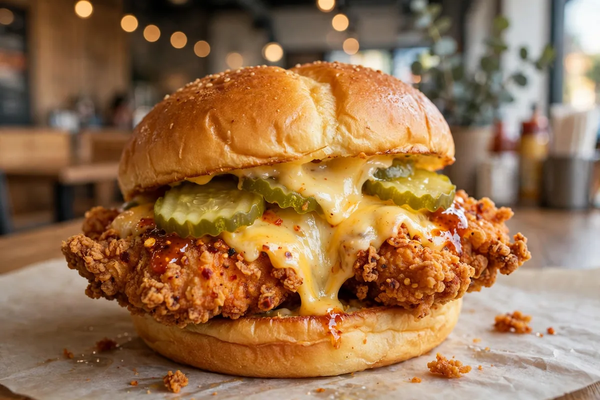 Main Chick hot chicken sandwich menu prices