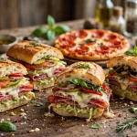 mancinos pizza grinders menu 2026 grinder subs and pizza table spread