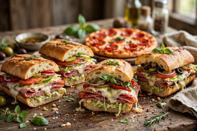 mancinos pizza grinders menu 2026 grinder subs and pizza table spread
