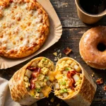 Maverik menu prices 2026 breakfast burrito pizza donut spread