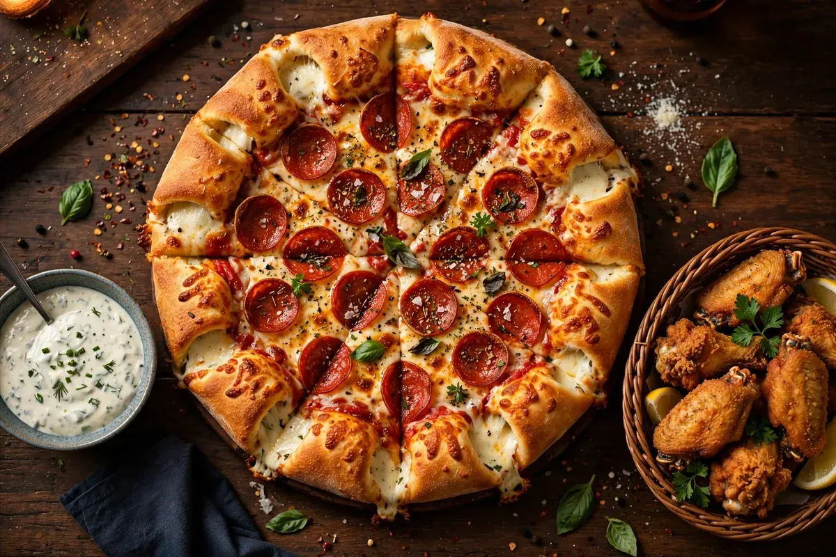Mazzio's pizza menu prices 2026 pepperoni pizza wings ranch