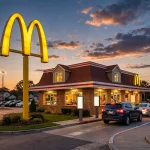 McDonald's explained: Golden Arches restaurant glowing at dusk