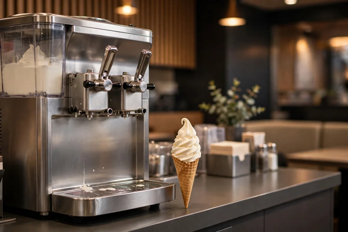 McDonald's ice cream machine at a McDonald's restaurant