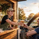 Dutch Bros drive-thru coffee stand