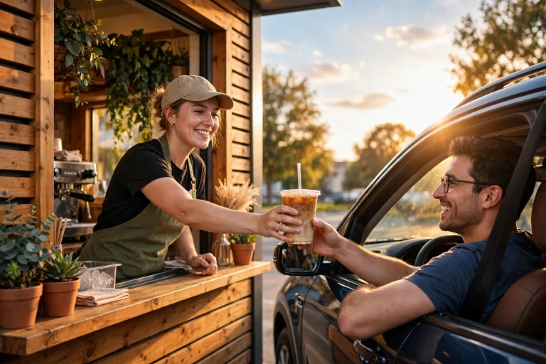 Dutch Bros drive-thru coffee stand