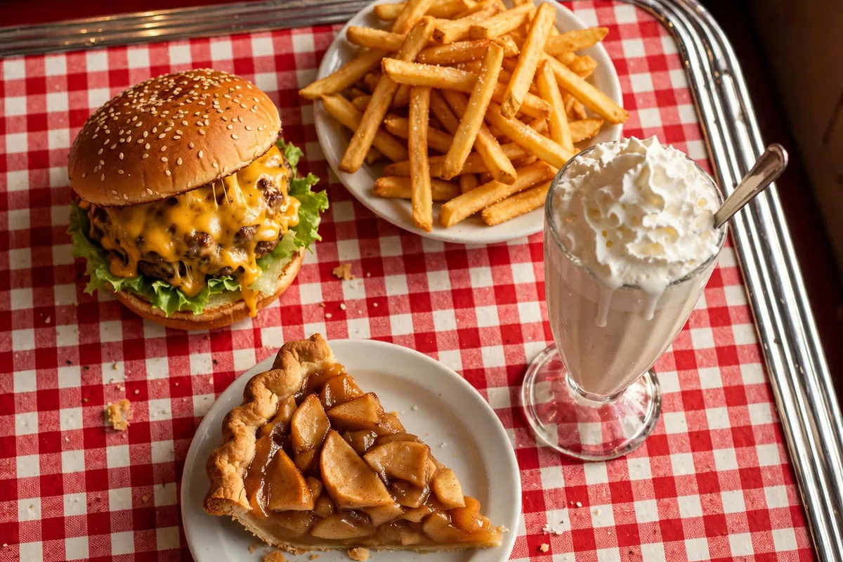 Mel's Drive In menu prices 2026 burger fries milkshake