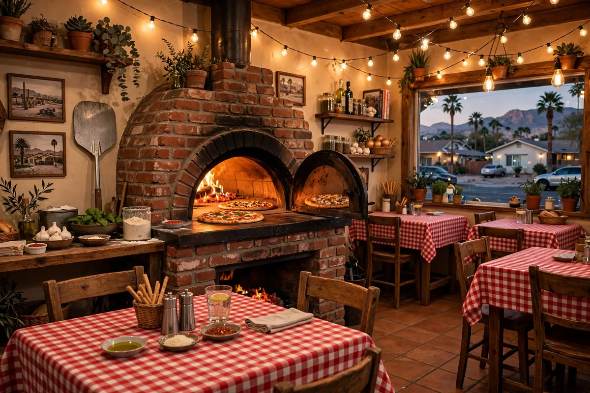 Metro Pizza menu prices pizzeria interior in Las Vegas