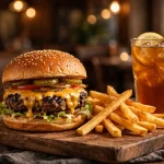 Milo's Hamburgers calories guide 2026: cheeseburger, fries and sweet tea