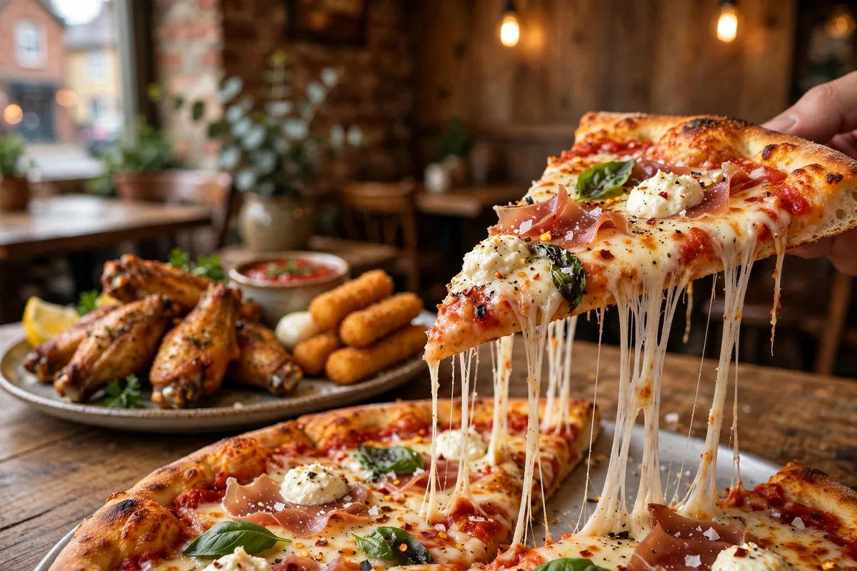 Minskys pizza menu prices 2026 gourmet pizza slice and jumbo wings