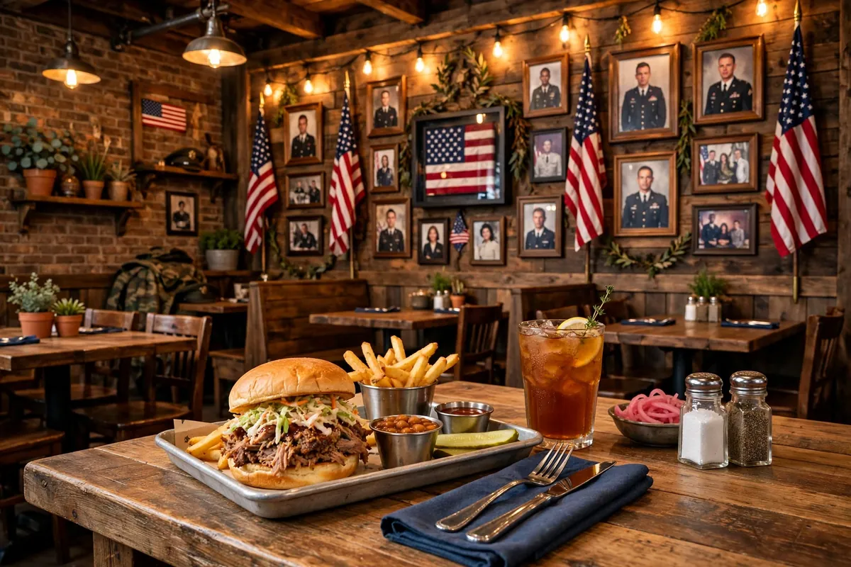 Mission BBQ Veterans Day free sandwich for military heroes