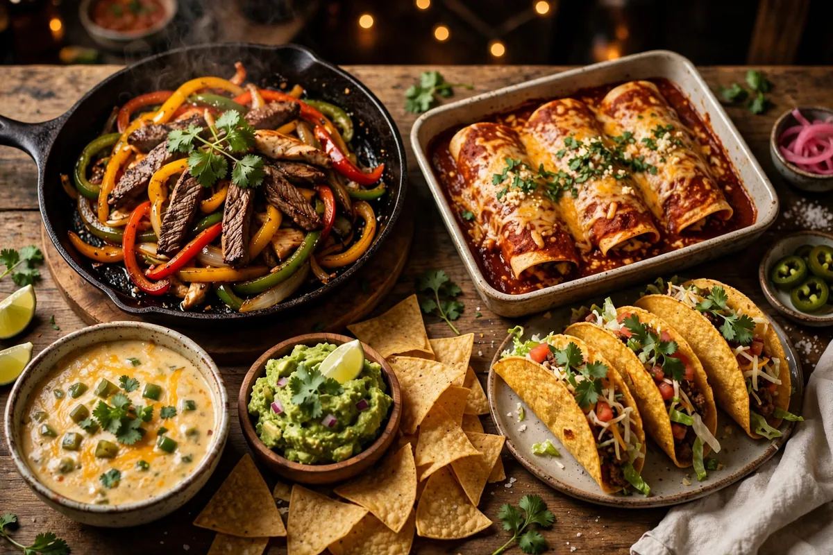 Monterey's Little Mexico menu prices 2026 fajitas enchiladas tacos queso