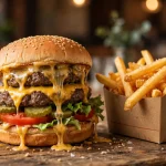 myburger menu prices 2026 cheeseburger and fries