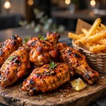 Nandos deals: flame-grilled PERi-PERi chicken wings with fries at Nando's