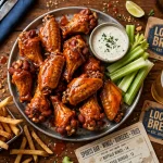 Native grill wings menu prices 2026 buffalo wings platter with fries and ranch