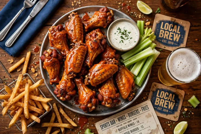 Native grill wings menu prices 2026 buffalo wings platter with fries and ranch