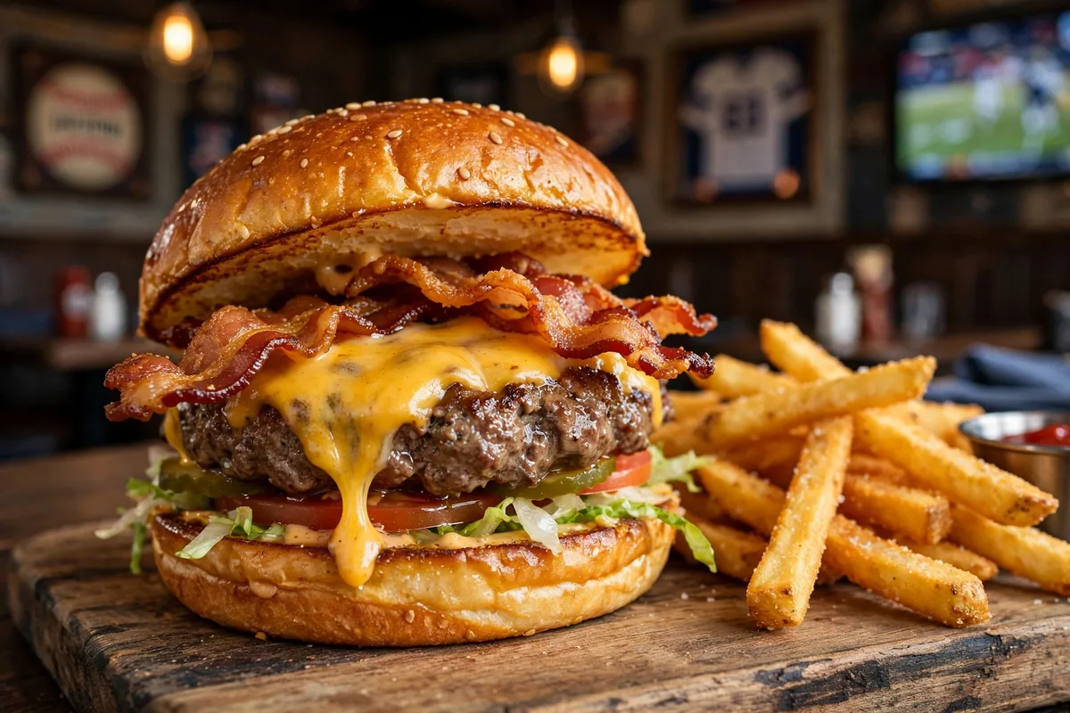 Native grill wings menu prices 2026 juicy bacon cheeseburger with fries