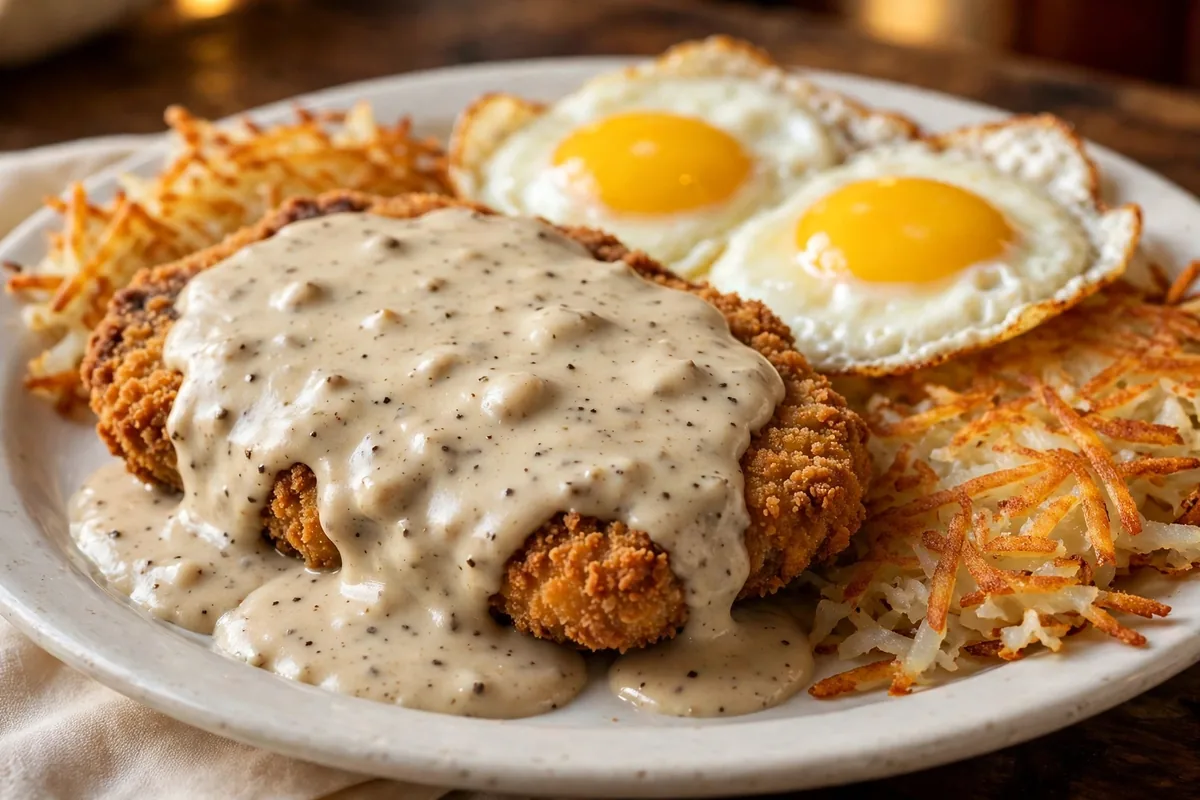 Norms restaurants menu country fried steak and eggs with hash browns