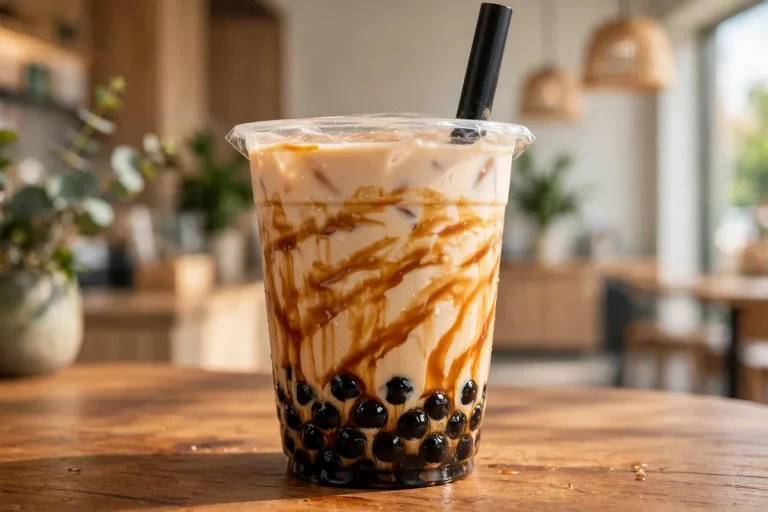 One Zo menu prices 2026 brown sugar boba milk tea with tiger stripes