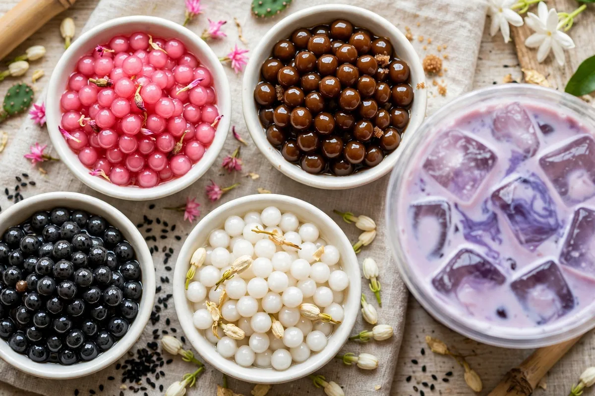 One Zo handmade boba flavors with taro milk tea and one zo menu prices