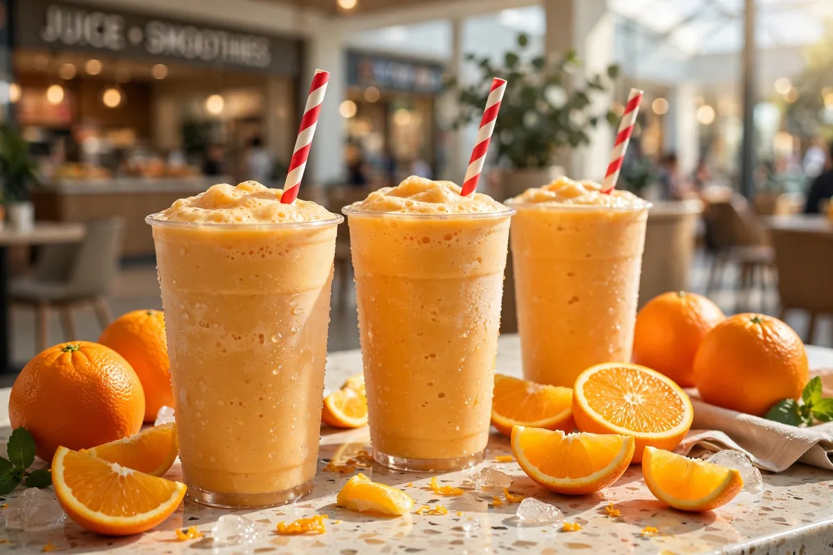Orange Julius menu prices 2026 frothy orange smoothie drinks