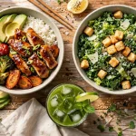 Original ChopShop menu prices 2026 healthy protein bowls salads sandwiches