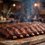 Pappy's Smokehouse calories: dry-rubbed smoked ribs