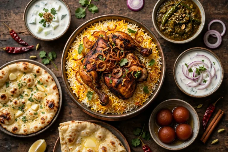 Paradise Biryani Pointe menu prices 2026 chicken biryani with naan raita and gulab jamun