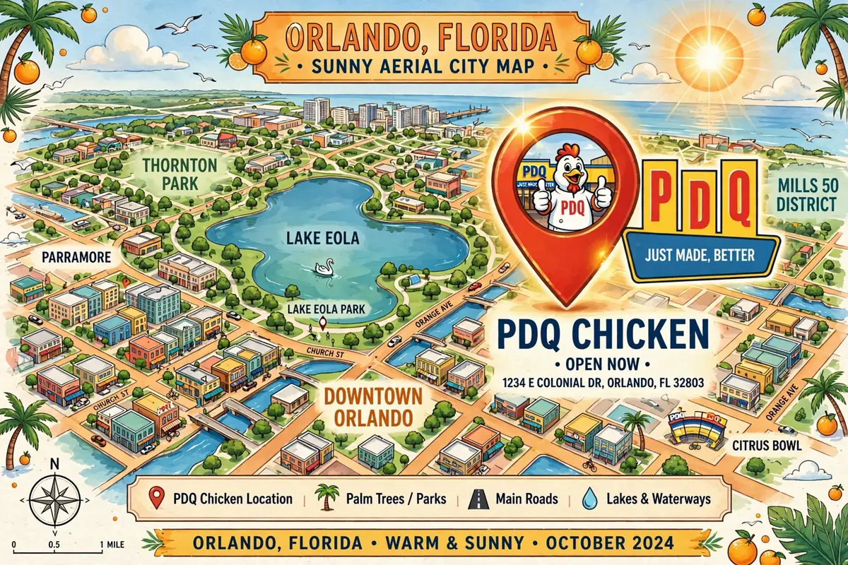 PDQ locations map for finding a PDQ near me in Florida