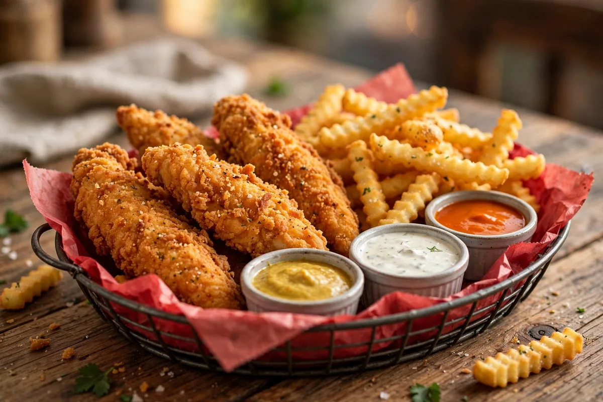 PDQ menu with prices 2026 - crispy chicken tenders meal