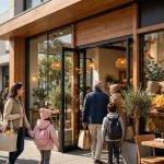 PDQ working hours - restaurant storefront at lunchtime
