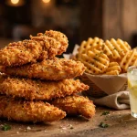 PDQ secret menu chicken tenders and waffle fries
