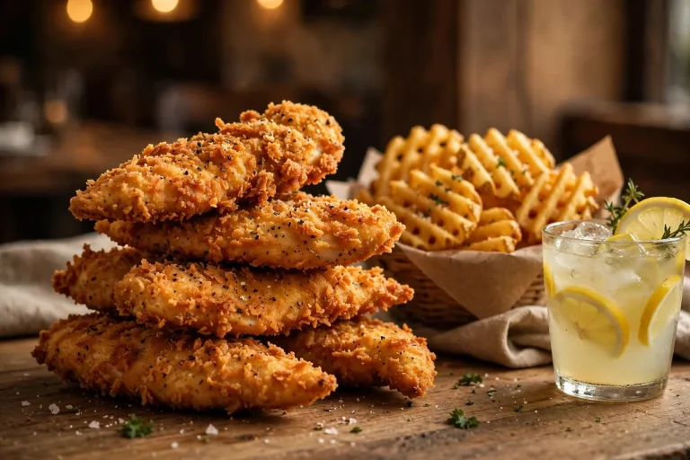 PDQ secret menu chicken tenders and waffle fries