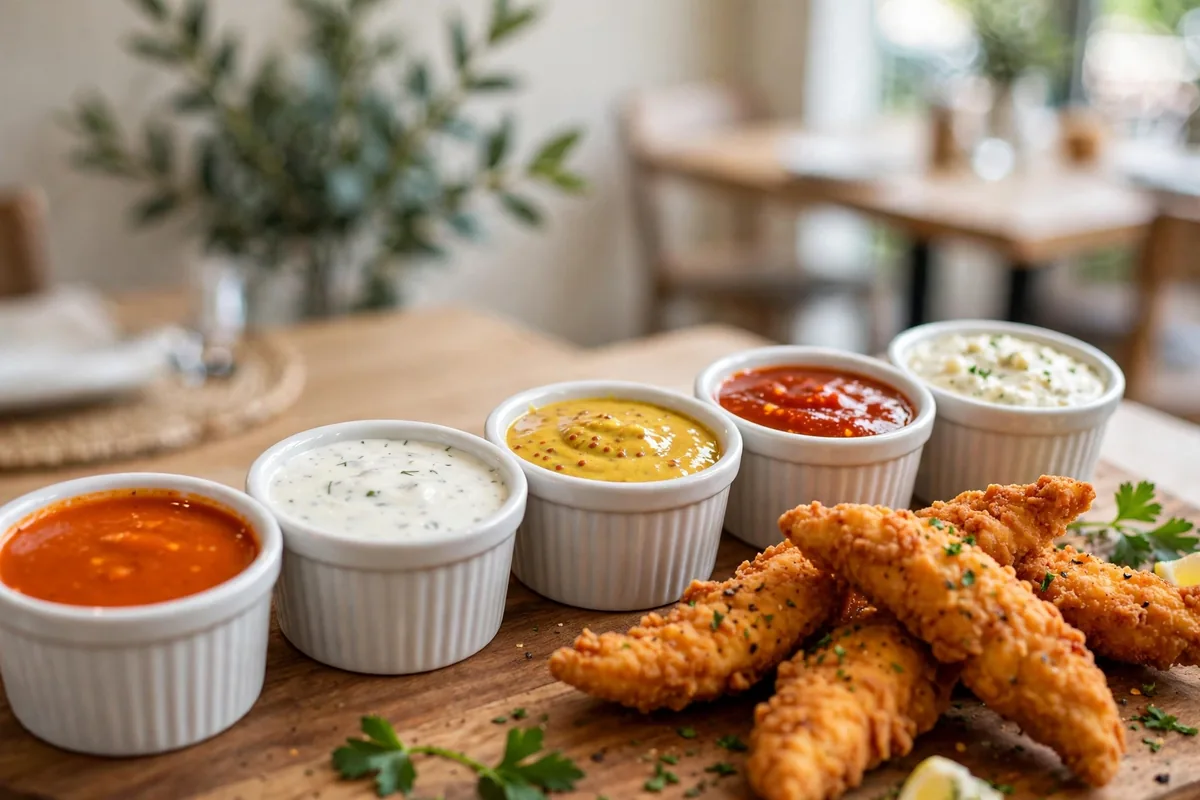PDQ secret menu sauce combinations with crispy chicken tenders