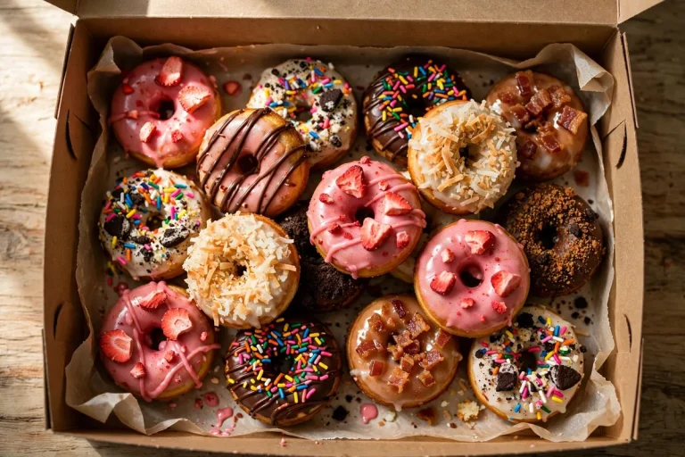 Peace Love and Little Donuts menu prices 2026 mini donuts box