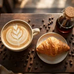 Peet's Coffee menu with 2026 prices, latte, cold brew and croissant