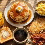 Perkins menu prices 2026 - Perkins Restaurant & Bakery breakfast spread