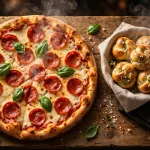 pizza 9 menu prices 2026 pepperoni pizza and garlic knots