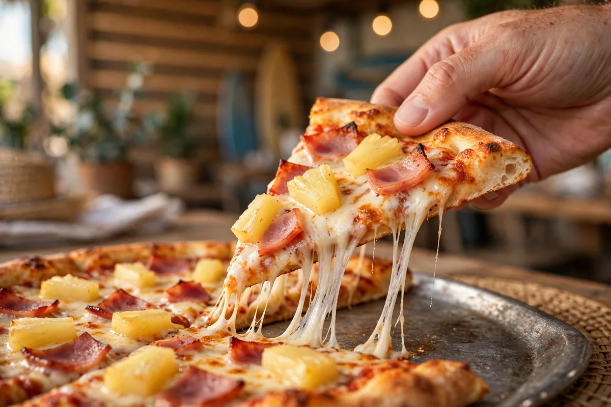 pizza my heart menu prices 2026 maui wowie hawaiian slice with cheese pull