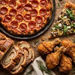 Pizza Ranch menu prices 2026 pizza buffet spread with fried chicken and dessert