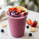 Planet Smoothie menu 2026 berry smoothie with fresh fruit