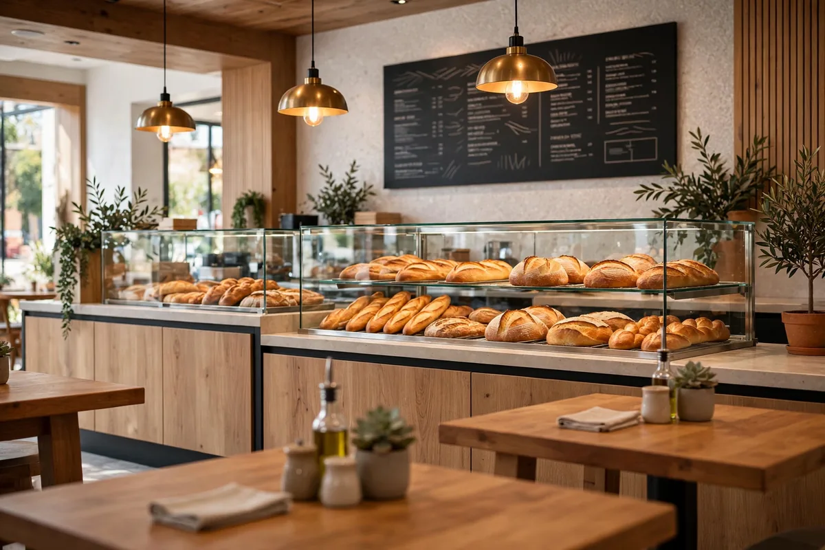 Planet Sub menu prices 2026 fresh baked bread display inside restaurant