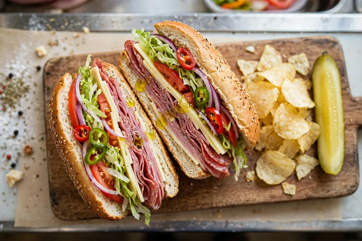 PrimoHoagies menu prices 2026 Italian hoagie with kettle chips and pickle