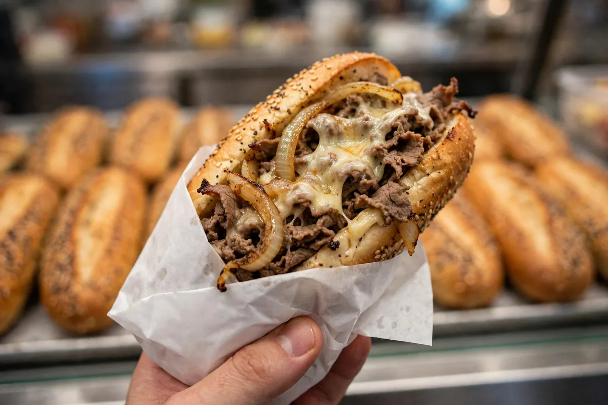 PrimoHoagies Philly cheesesteak menu prices 2026 close-up