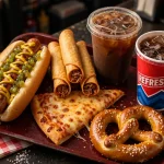 quicktrip menu prices 2026 hot dog taquitos pizza pretzel coffee