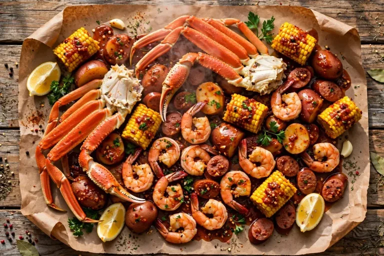 Red Crab Juicy Seafood menu prices 2026 Cajun seafood boil with snow crab legs shrimp and corn